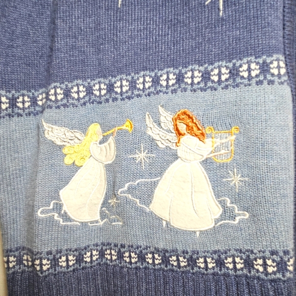 Southern Lady Christmas Angels Sweater Vest - Picture 4 of 9